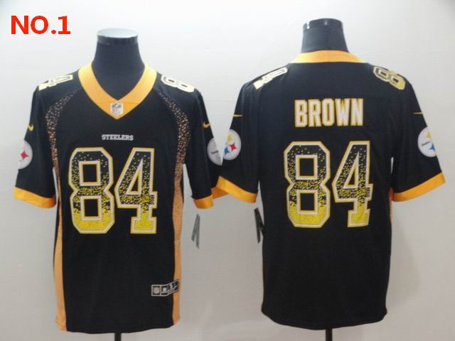 Cheap Men's Pittsburgh Steelers #84 Antonio Brown Jerseys-40